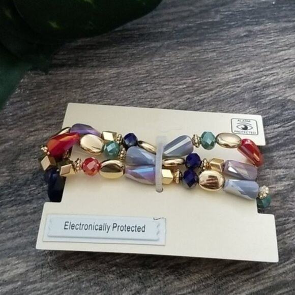 Sophia & Kate multicolor beaded bracelet set NEW - Picture 2 of 4